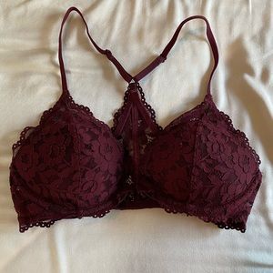 VS Pink bralette 32C burgundy